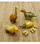 Jouet magnétique - KLEIN - 4 grands dinosaures Funny Puzzle, 1+ - Stimule la créativité et l'habileté manuelle !