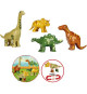 Jouet magnétique - KLEIN - 4 grands dinosaures Funny Puzzle, 1+ - Stimule la créativité et l'habileté manuelle !