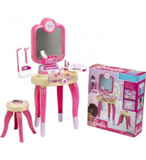 Jouet de beauté - KLEIN - Centre de beauté Barbie Happy Vibes - Complet avec de nombreux accessoires et lumiere.