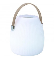 Lampe enceinte bluetooth sans fil - LUMISKY - MINI MAY PLAY - H23 cm - LED blanc et multicolore dimmable