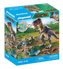 PLAYMOBIL 71524 Explorateur avec moto et tyrannosaure