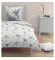 Parure de couette ROUPILLON Paradise - 2 Pcs - 140 x 200 - 100% Coton - Bleu