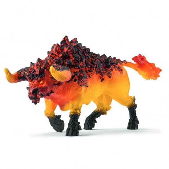 Figurine Taureau de feu, Schleich 42493 Eldrador Creatures, des 7 ans