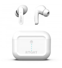 Ecouteurs sans fil Bluetooth - RYGHT - PULSE ANC - Blanc