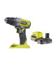 Perceuse-visseuse a percussion sans fil RYOBI - 2 vitesses 18V ONE+ 40Nm + batterie 2,0 Ah et 1 chargeur rapide 2,0A R18PD2-120B