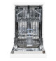 Lave-vaisselle pose libre CONTINENTAL EDISON CELV1045W - 10 couverts - Largeur 44,8 cm - Classe D - 45 dB - Blanc