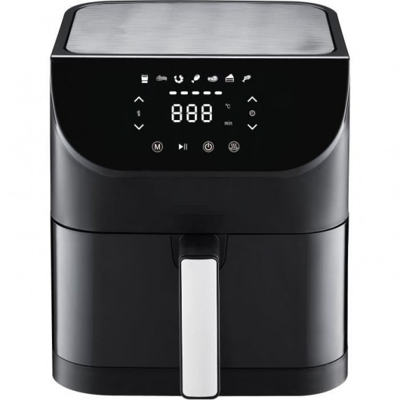 Friteuse sans huile - FAGOR - Airfryer FGAF8L - 8L - 1800 W - Ecran tactile - 7 pré-réglages de cuisson - Minuterie - Noir