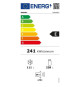 Réfrigérateur congélateur bas - INDESIT LI8S2EK - 339 L (228L +111 L) - Froid statique - Classe E - L69 cm x H 193,5 cm - silver