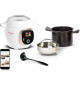 MOULINEX Cookéo Connect Multicuiseur intelligent haute pression CE86DA10 - 200 recettes intégrées - Capacité 6L