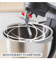 MOULINEX Bake Essential Robot pâtissier, Bol 4.8 L, Kit de pâtisserie, 800 W, Noir QA160110