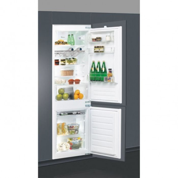 Réféfrigérateur congélateur bas - WHIRLPOOL - ART6619F1 - 2 portes - 273 L (194 L + 79 L) - Less Frost - L 54 x H 177 cm - Gris