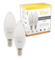 2 Ampoules LED - KONYKS - Antalya Easy E14 - Wifi + Bt - 5 W - 350 Lumens - Couleurs + Blanc - Compatible Alexa / Google Home