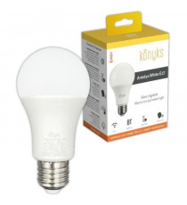 Ampoule connectée - KONYKS - Antalya White E27 - LED Wifi + Bt - 780 Lumens - 9 W - Blanc réglable - Compatible Alexa / Googl…