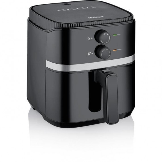 Friteuse a air chaud SEVERIN FR2452 - 5L - Friteuse sans huile - Multicuiseur - Temps et Thermostat réglables - Noir