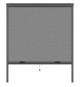 Moustiquaire de fenetre L125 x H145 cm en aluminium  gris anthracite - Recoupable en largeur et hauteur