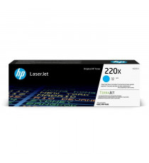 Cartouche de Toner HP 220X Cyan grande capacité Authentique (W2201X) pour HP LaserJet Pro 4202 / 4302