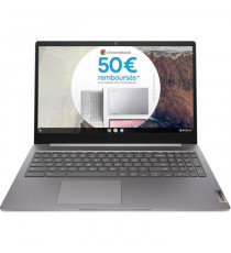 Ordinateur Portable Chromebook  3 CB 15IJL6 | 15'' FHD 220N - Intel Cel N4500 - RAM 4Go DDR4 - 64Go EMMC - Chrome OS - AZERTY