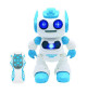 Powerman Shoot Robot Programmable avec Dance, Musique, démo  Télécommande et disques en mousse inclus.