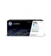 Cartouche de Toner HP 212A Cyan Authentique (W2121A) pour HP Color LaserJet Enterprise M555 / M554 / M578