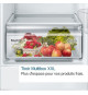 Réfrigérateur combiné - BOSCH SER2 -KIV87NSE0 - 2 portes - Intégrable - 270 L (200 L + 70 L) - H177,2 x L54,10 x P54,8 cm