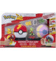 2 Poké Balls avec leur Pokémon et 6 disques d'attaques - BANDAI - Pokémon - Poké Ball attaque surprise Pikachu vs Arcko - Jeu