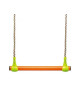 Trapeze métal pour portique 1,90 a 2,50m - TRIGANO - Orange - Pour enfant de 3 a 12 ans