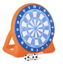 Jeu de fléchettes gonflable géant avec ballons - BESTWAY - All Star - Cible de football a scratch - Base lestée