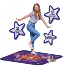 Tapis de danse - Star Academy - 3 styles musicaux - 3 niveaux de danse - Mixte - A partir de 6 ans