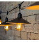 Guirlande solaire lumineuse extérieur - LUMISKY - VINTY LIGHT SOLAR - 6 m - 10 ampoules a filament - LED blanc chaud