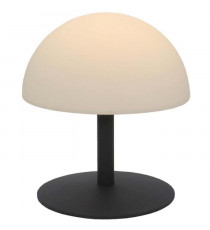 Lampe de table sans fil - LUMISKY - NEPTUNE ROCK - H20 cm- Pied en acier - Gris - LED blanc chaud et blanc