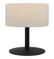 Lampe de table sans fil - LUMISKY - ATLAS Rock - H20 cm - Pied en acier - Gris - LED blanc chaud et blanc