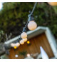 Guirlande lumineuse solaire - LUMISKY - PARTY MILKY SOLAR - 5.70 m - 8 modes - 10 globes blanc chaud LED