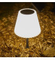 Lampe de table solaire 2 en 1 a planter ou a poser - LUMISKY - BOUFFANT - H62 cm - LED blanc dimmable
