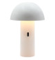 Lampe de table sans fil - LUMISKY - TOD WHITE - H28 cm - Tete orientable - LED blanc chaud