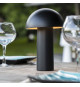 Lampe de table sans fil - LUMISKY - TOD BLACK - H28 cm - Tete orientable - LED blanc chaud