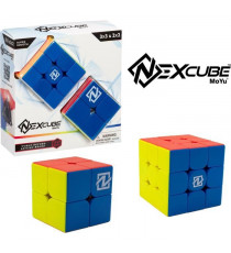 Puzzle Cube Nexcube 3x3 + 2x2 Classic - MoYu - Multicolore - Extérieur - Neuf