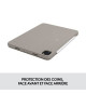 Etui Clavier Détachable - LOGITECH - Combo Touch - Pour iPad Pro 11 pouces (1e, 2e, 3e et 4e générations) - Couleur Sable
