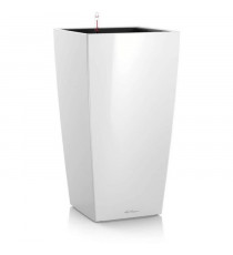 Pot de fleur - LEC - Cubico Premium 50 - Blanc brillant - Avec réserve d'eau - 59L
