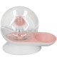 Distributeur d'eau avec filtre - Mpets - SNAIL - 2800 ml - Blanc, Rose & Transparent