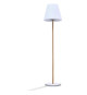Lampadaire solaire et rechargeable - LUMISKY - STANDY WOOD SOLAR - H150 cm - LED blanc chaud dimmable