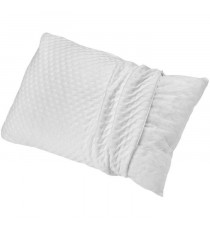TOISON D'OR - Oreiller mémoire de forme - Memotec - Confort souple - 40x60cm - Blanc
