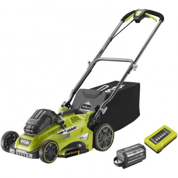 Tondeuse - RYOBI - Power Assist - Ø coupe 40 cm - 1 batterie lithium+ 36 V 6,0 Ah High Energy et 1 chargeur 1,7 A