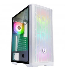 BITFENIX Nova Mesh SE TG 4ARGB (Blanc) - Boitier sans alimentation - Moyen tour - Format ATX