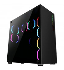 ABKONCORE BOITIER PC R780 Sync - rétro éclairage RGB - Noir - Verre trempé - Format E-ATX (ABKO-RMS-780-SYNC)