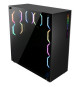 ABKONCORE BOITIER PC R780 Sync - rétro éclairage RGB - Noir - Verre trempé - Format E-ATX (ABKO-RMS-780-SYNC)