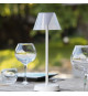 Lampe de table sans fil - LUMISKY - BEVERLY WHITE - H34 cm - LED blanc chaud