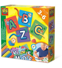 J'apprends l'alphabet avec pâte a modeler - Jeu éducatif - SES CREATIVE - Familiarise-toi avec l'alphabet en t'amusant.