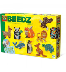 Perles a repasser - Animaux du monde - SES CREATIVE - Crée divers animaux avec 3500 perles et instructions.
