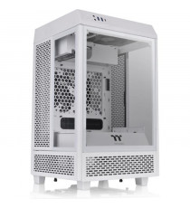 Boîtier PC - THERMALTAKE - The Tower 100 - Boitier sans alimentation - Mini tour - Format Mini-ITX - Blanc ( CA-1R3-00S6WN-00 )