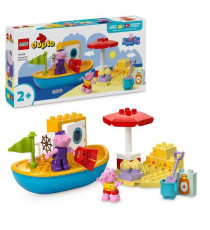 LEGO DUPLO 10432 Le Voyage en Bateau de Peppa Pig - Set de Jeu de Bain pour Tout-petits